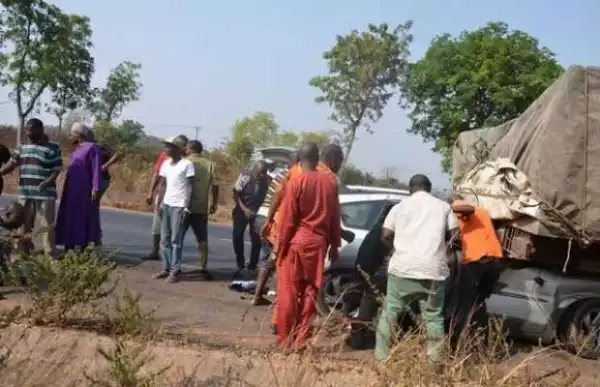 Students escape death in ghastly auto-crash along Abuja-Lokoja road [ PHOTOS]